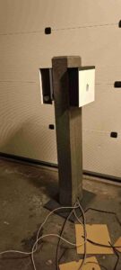 2 zakelijke smappee palen Accubaas prefab